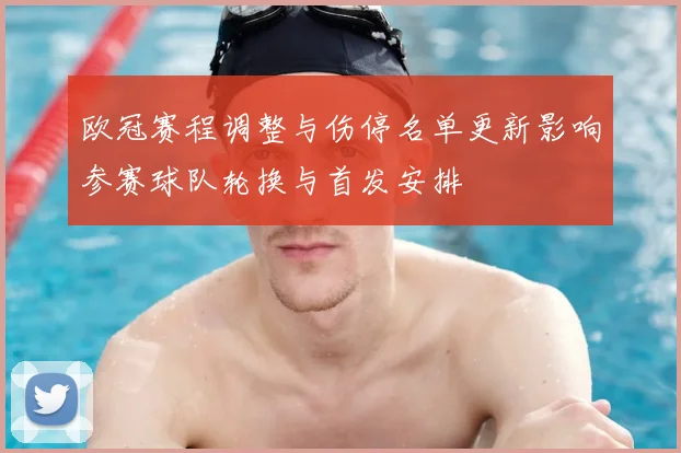 欧冠赛程调整与伤停名单更新影响参赛球队轮换与首发安排