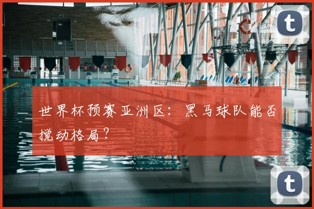 世界杯预赛亚洲区：黑马球队能否搅动格局？