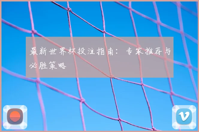 最新世界杯投注指南：专家推荐与必胜策略
